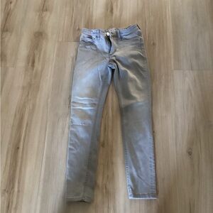 H&M Girls Light Gray Skinny Jeans